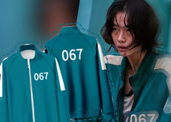 Calmar Jeu Merch Sweat Col montant 456 Sweat 067 Veste En molleton de Coton tissu Casual Streetwear Pulls Manteau