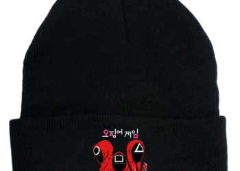 Jeu de calmar de film animé, chapeau tricoté, modèle de jouet, cadeau