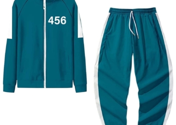 Veste de jeu de calmar, pantalon rond Six hommes femmes Costumes Cosplay sport Cardigan à fermeture éclair numérique 456 impression ensemble de Sweatshirts de poche